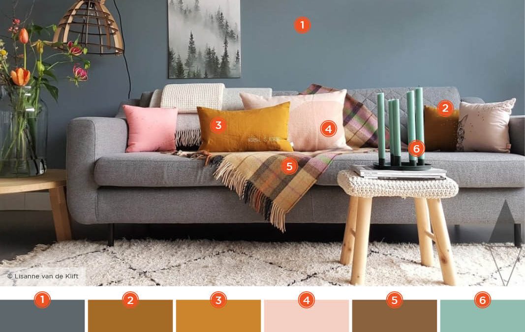 Soothing Colour Pallete for your Room !