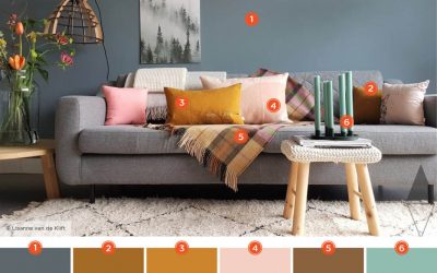 Soothing Colour Pallete for your Room !